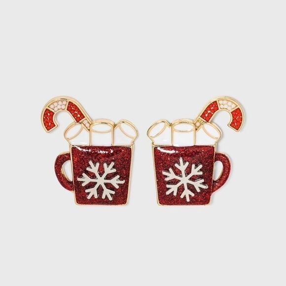 NWT BAUBLEBAR COCOA CUP EARRINGS - Picture 2 of 4